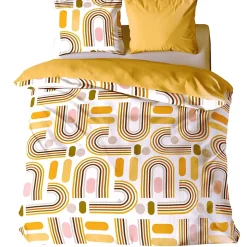 Parure de lit 3 pièces 240x220 KARTING 100% polyester microfibre