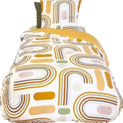 Parure de lit 2 pièces 140x200 KARTING 100% polyester microfibre