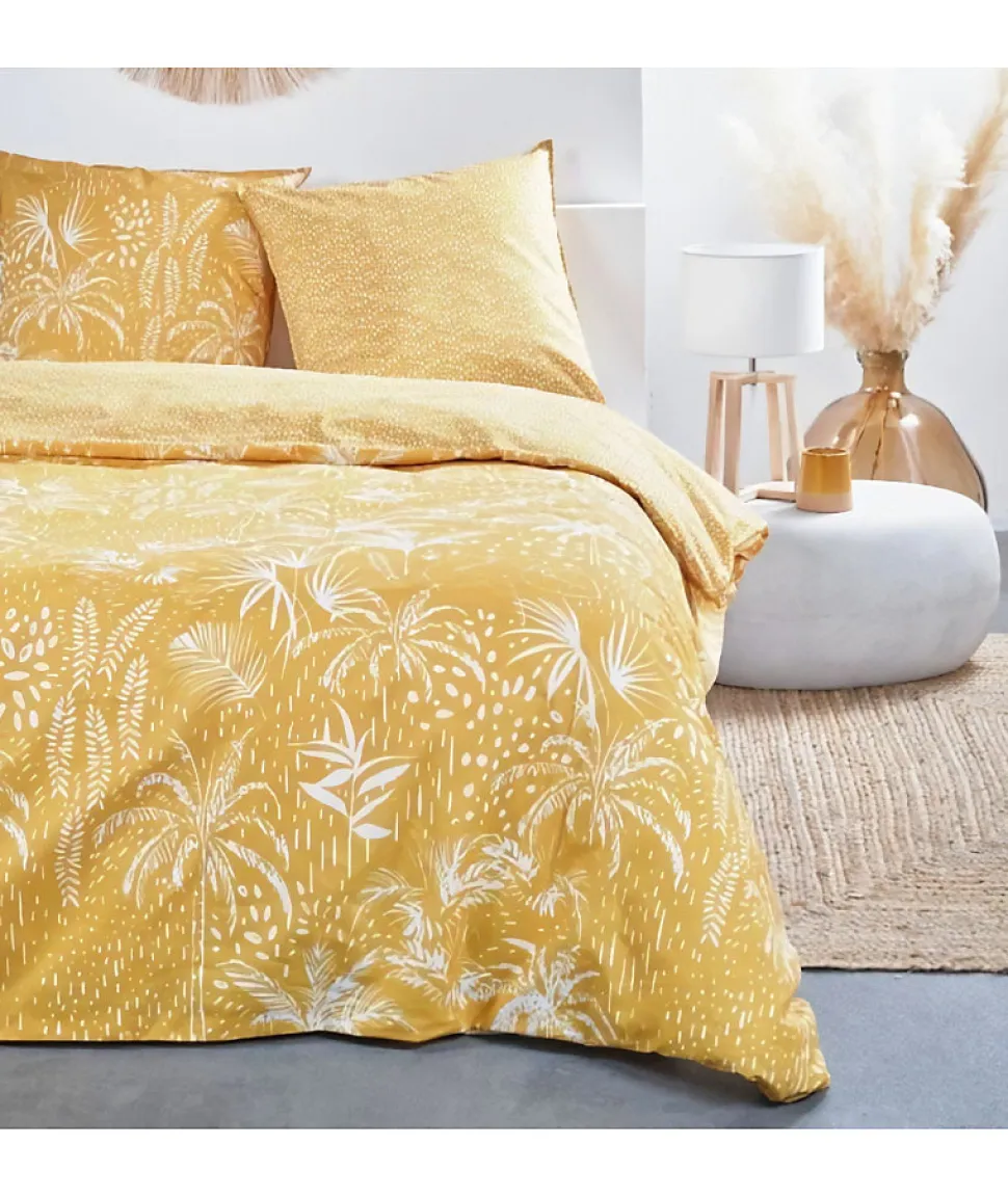 Parure de lit - TODAY - Sunshine - 116458 - 2 personnes - 220x240 cm - Coton - Imprimé 9.16