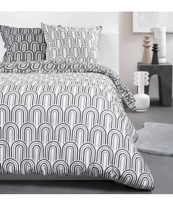 Parure de lit - TODAY - Sunshine - 116495 - 2 personnes - 220x240 cm - Coton - Imprimé 9.53