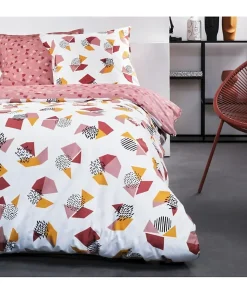 Parure de lit - TODAY - Sunshine - 116543 - 2 personnes - 240x260cm - Coton - Imprimé 9.41