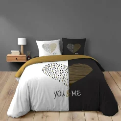 Parure de lit 240 x 220 cm coton imprimé Miu