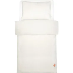 Parure de lit bébé réversible housse de couette et taie d'oreiller en Lin lavé