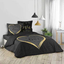 Parure de lit Collection Live Love Lauch