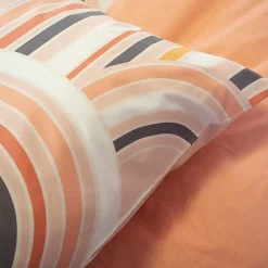 Parure de lit collection LOVE 240x220 cm pur coton rose 3 pièces