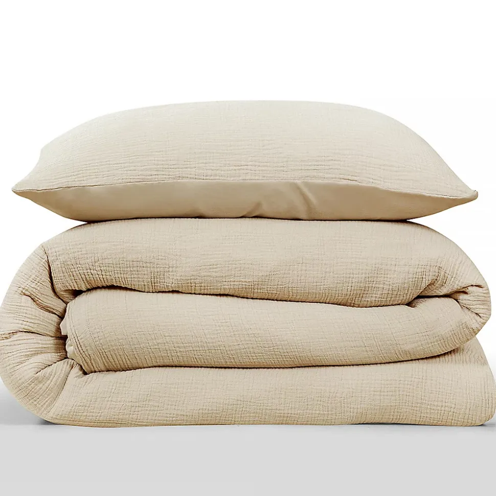 Parure de lit double en gaze de coton 260x240cm