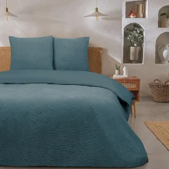 Parure de lit double en gaze de coton 260x240cm