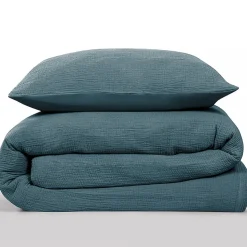 Parure de lit double en gaze de coton 260x240cm