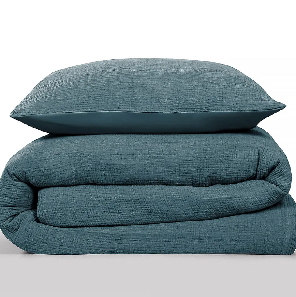 Parure de lit double en gaze de coton 260x240cm