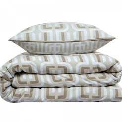 Parure de lit double rétro en microfibre lavée 240x220cm