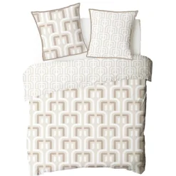 Parure de lit double rétro en microfibre lavée 260x240cm