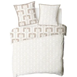 Parure de lit double rétro en microfibre lavée 260x240cm