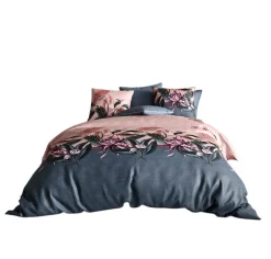 Parure de lit en double gaze de coton Floria