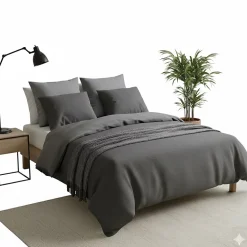 Parure de lit en gaze de coton Zig Zag