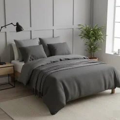 Parure de lit en gaze de coton Zig Zag