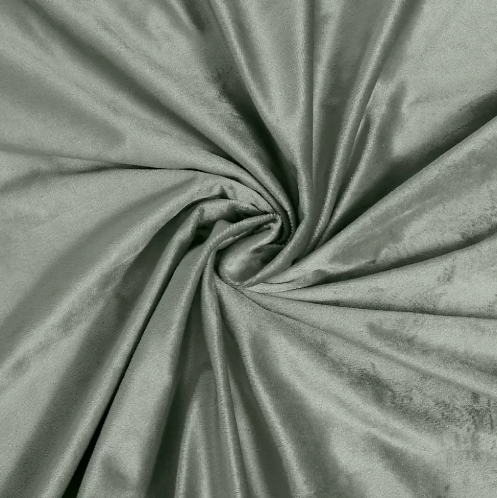 Parure de lit en velours uni (240x220 cm - Kaki)