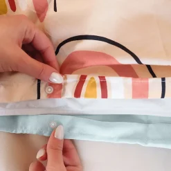 Parure de lit enfant Licorne - 100% polyester 72g/m²