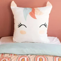 Parure de lit enfant Licorne - 100% polyester 72g/m²