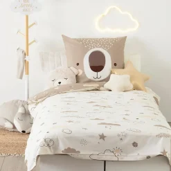 Parure de lit enfant Ours - coton 140x200 cm - Atmosphera