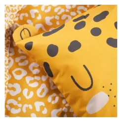 Parure de lit enfant TODAY Funny - 140x200 cm - 100% Coton - imprimé léopard