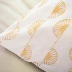 Parure de lit HELIS 240x220 cm 100% polyester microfibre blanc 3 pièces