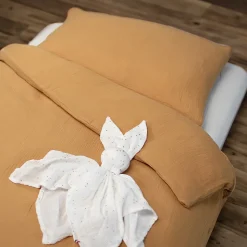 Parure de lit housse de couette et taie d'oreiller Jeanne