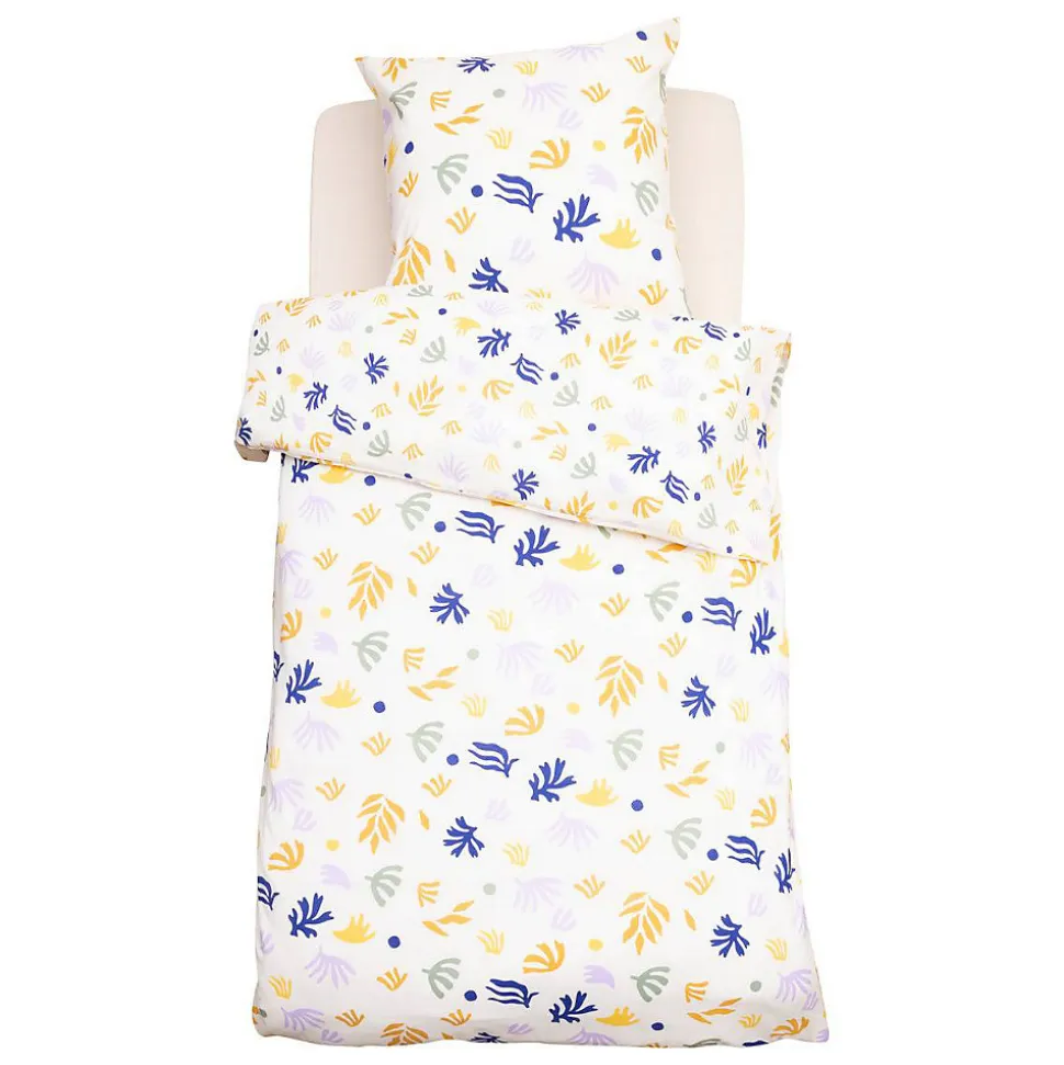 Parure de lit imprimée Billie 140x200 motif organique - Atmosphera