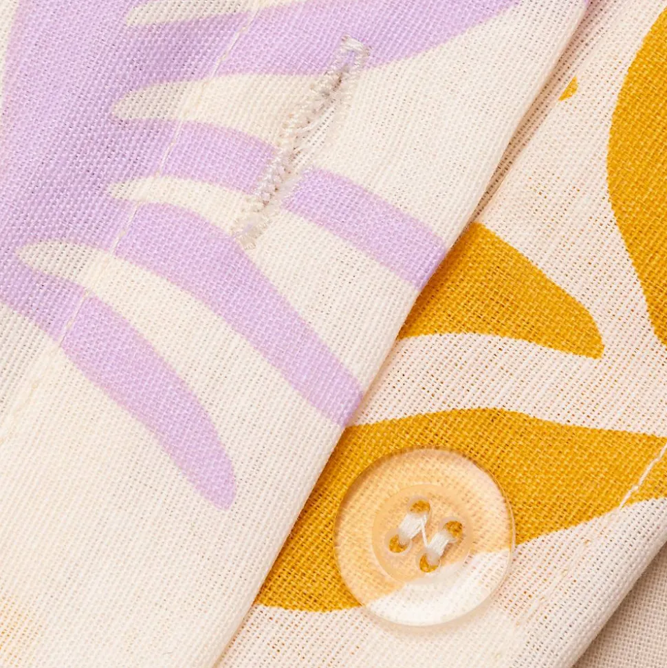 Parure de lit imprimée Billie 140x200 motif organique - Atmosphera