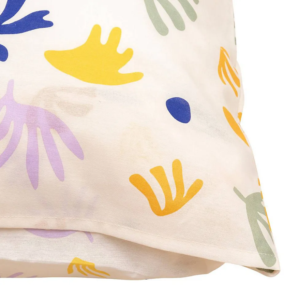 Parure de lit imprimée Billie 140x200 motif organique - Atmosphera