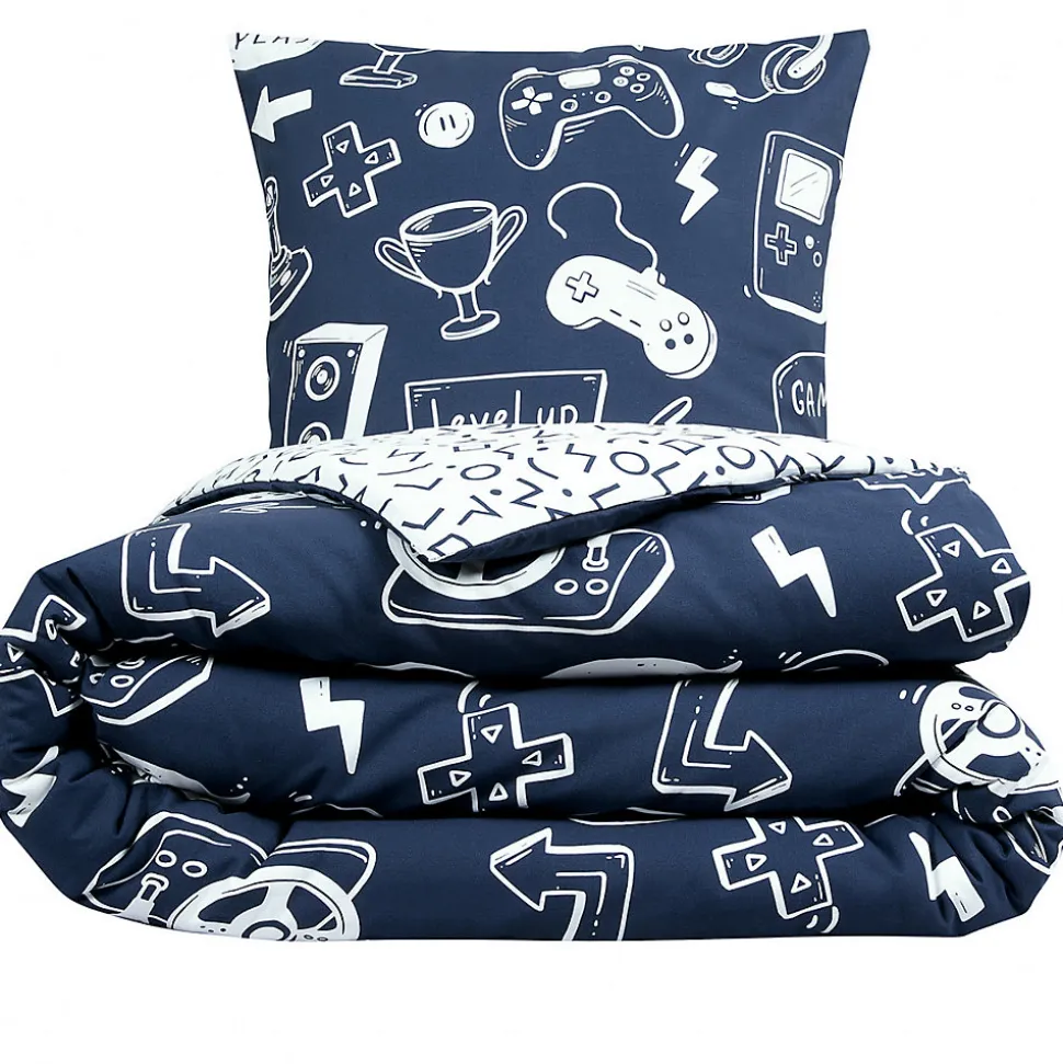 Parure de lit jeux vidéos en coton 240x220cm