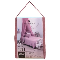 Parure de lit Lili 140x200cm rose antique - Atmosphera