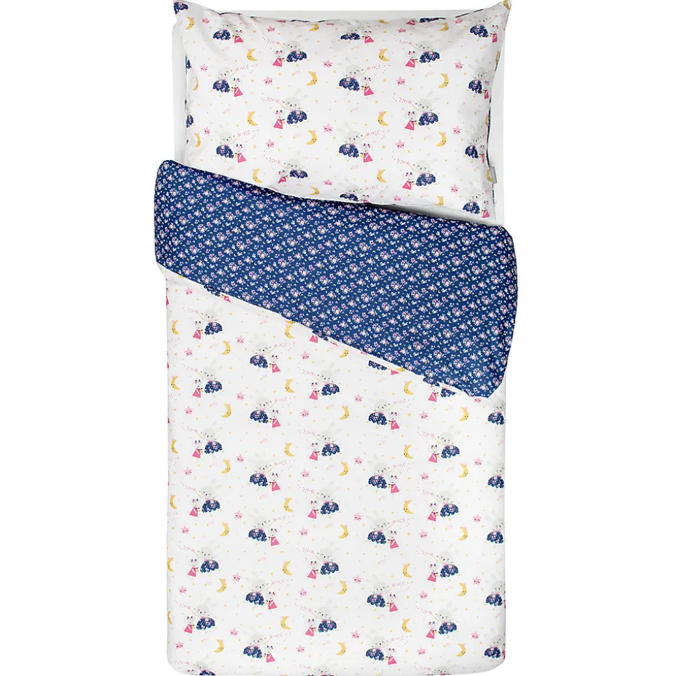 Parure de lit réversible en coton Fairy Flore