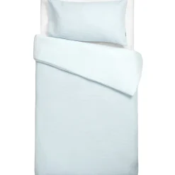 Parure de lit réversible gaze de coton & nid d'abeille