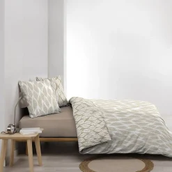 Parure de lit réversible (240x220 cm - Naturel)