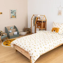 Parure de lit Telma motif léopard 140x200cm - Atmosphera