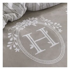 PARURE DE LIT TODAY - HOUSSE DE COUETTE 240X260 + 2 TAIES D OREILLER 63X63 - 100% COTON 57 fils - Berenice