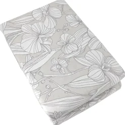 Parure de lit 140x200 cm 100% flanelle de coton ORCHIDÉE 2 pièces