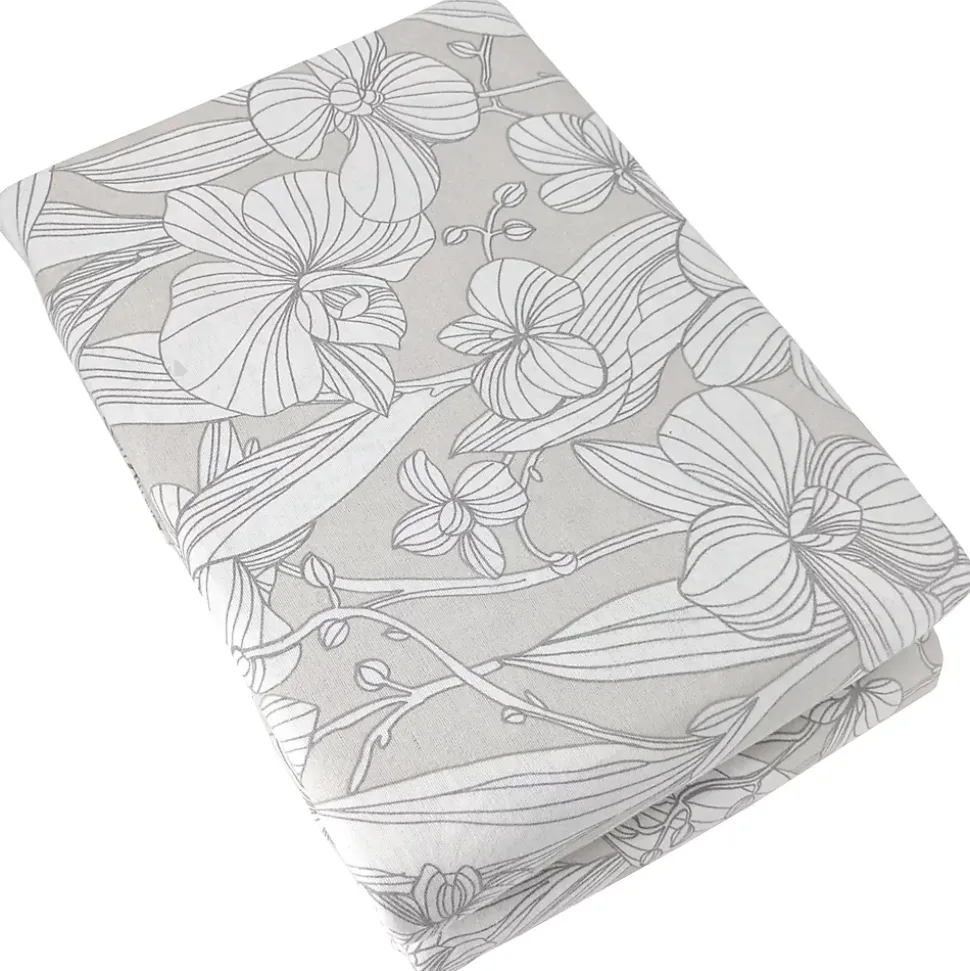 Parure de lit 140x200 cm 100% flanelle de coton ORCHIDÉE 2 pièces