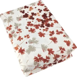 Parure de lit 140x200 cm 100% flanelle de coton ÉMILIE rouge 2 pièces