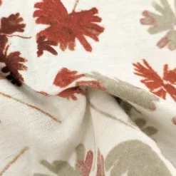 Parure de lit 140x200 cm 100% flanelle de coton ÉMILIE rouge 2 pièces