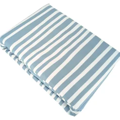 Parure de lit 240x220 cm 100% polyester microfibre BLIS bleu 3 pièces