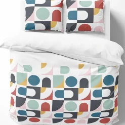 Parure de lit 240x220 cm coton biologique TITANE Blanc