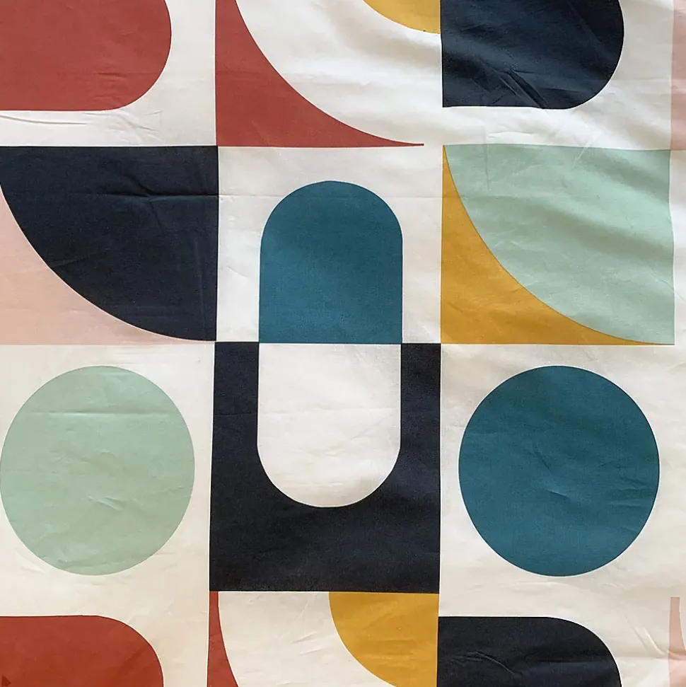 Parure de lit 260x240 cm coton biologique TITANE Blanc