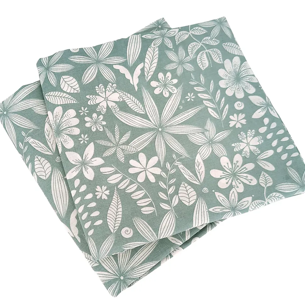 Parure de lit 240x220 cm coton + lyocell LIBERTYS Vert Celadon