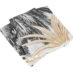 Parure de lit 260x240 cm coton SOLI vert