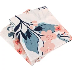 Parure de lit 260x240 cm coton bci adouci PANGA rose 3 pièces