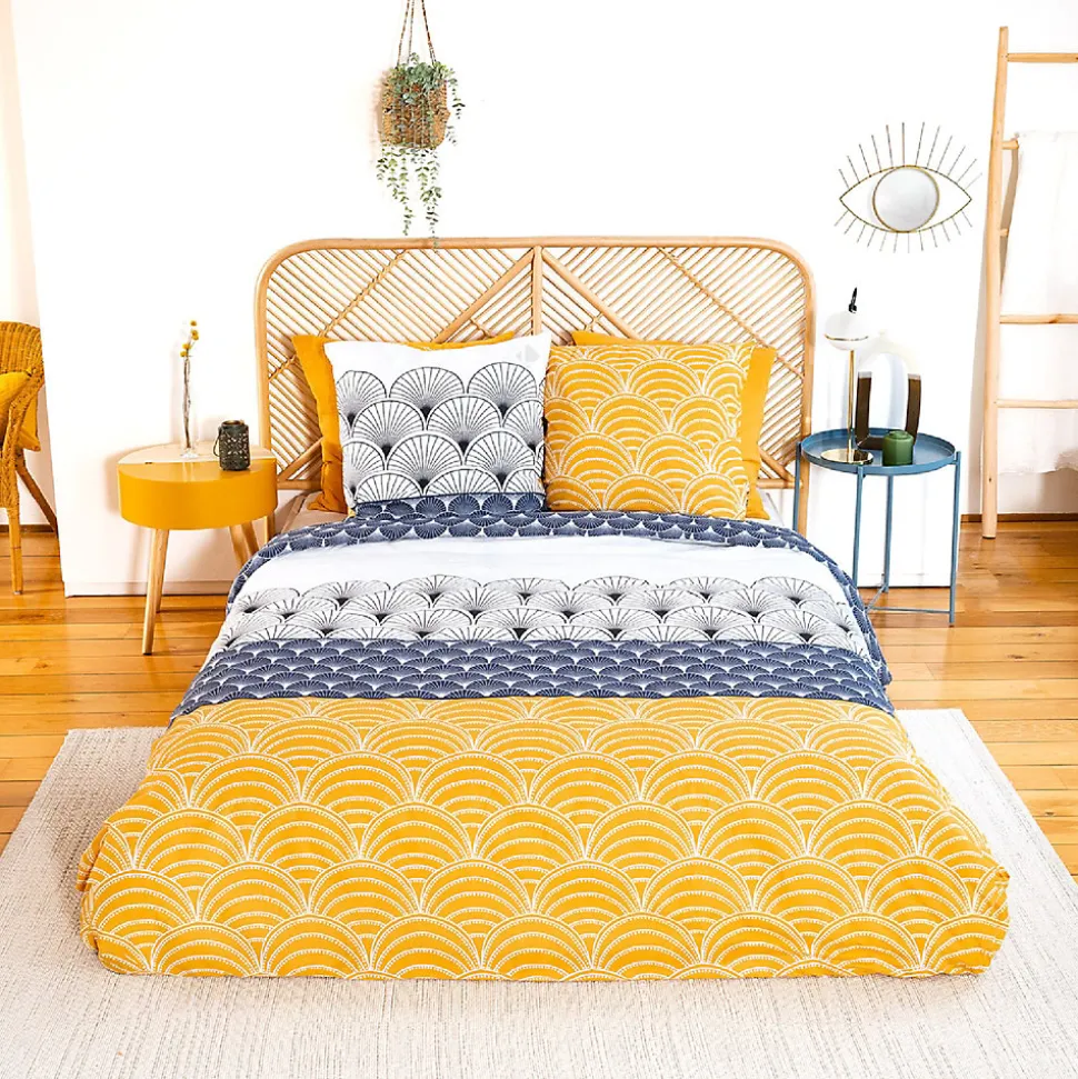 Parure de lit 260x240 cm coton KERITA multicolore