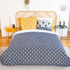 Parure de lit 260x240 cm coton KERITA multicolore