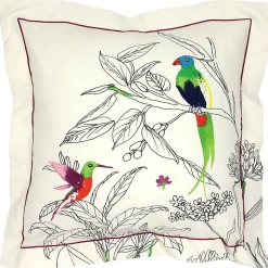 Parure de lit 280x240 cm coton AMAZONIA ecru