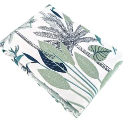 Parure de lit 240x220 cm coton bci adouci ALISCO bleu 3 pièces